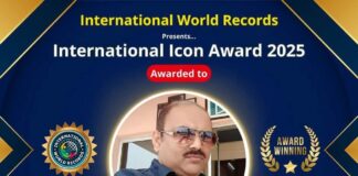 डाक्टर सैयद खालिद कैस को मिला इंटरनेशनल आइकॉन अवार्ड