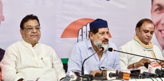 कांग्रेस विधायक आरिफ मसूद ने कांग्रेस को दिया अल्टीमेटम और प्रशासनिक अधिकारी को धमकी