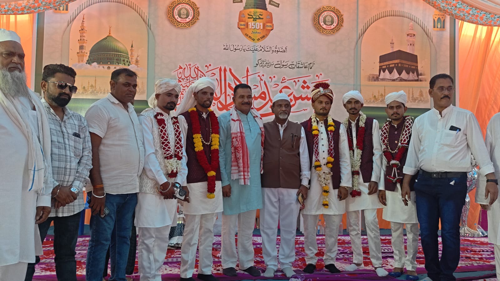 बड़वानी में 1501वें जश्ने ईद मिलादुन्नबी पर जुलूस-ए-मोहम्मदी और 14 जोड़ों का निकाह संपन्न